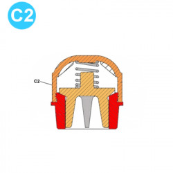 item#C2 TEE Piston and Liners 3x5" Gardner Denver Style Cage-Valve item#C2 TEE Piston and Liners 3x5" Gardner Denver Style Cage-Valve
