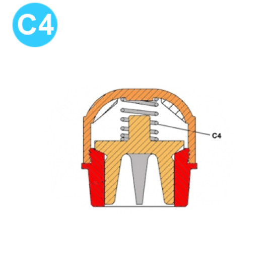 item#C4 TEE Piston and Liners 3x5