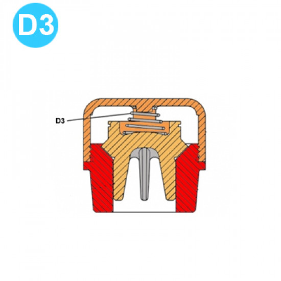 item#D3 TEE Piston and Liners 3x5