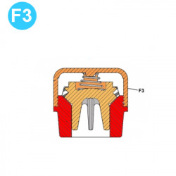 item#F3 TEE Piston and Liners 3x5" Gardner Denver Style Cage Valve item#F3 TEE Piston and Liners 3x5" Gardner Denver Style Cage Valve