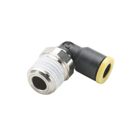 Showing image for 369PLP-4-0 Male Elbow Swivel 90° Push-to-Connect Instant Pneumatic Fitting 369PLP-4-0 Male Elbow Swivel 90° Push-to-Connect Instant Pneumatic Fitting image