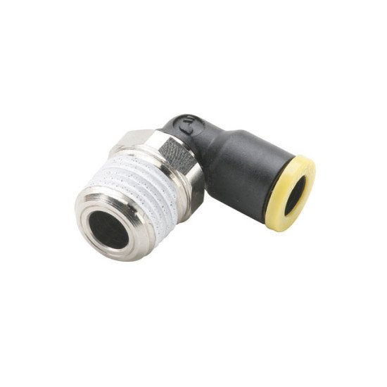 Showing image for W369PLP-6-6 Male Elbow Swivel 90° Push-to-Connect Instant Pneumatic Fitting W369PLP-6-6 Male Elbow Swivel 90° Push-to-Connect Instant Pneumatic Fitting image