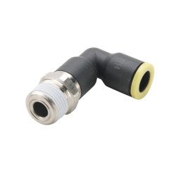W369PLPX-4M-4 Male Elbow Extended 90° Push-to-Connect Instant Pneumatic Fitting W369PLPX-4M-4 Male Elbow Extended 90° Push-to-Connect Instant Pneumatic Fitting