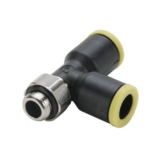 Showing image for 371PLP-8M-6G Male Run Tee Swivel Push-to-Connect Instant Pneumatic Fitting 371PLP-8M-6G Male Run Tee Swivel Push-to-Connect Instant Pneumatic Fitting Hydrauclic Check Valves- Parker image