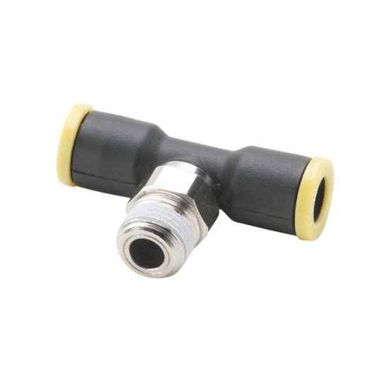 Showing image for W372PLP-6-6 Male Branch Tee Swivel Push-to-Connect Instant Pneumatic Fitting W372PLP-6-6 Male Branch Tee Swivel Push-to-Connect Instant Pneumatic Fitting Hydrauclic Check Valves- Parker image
