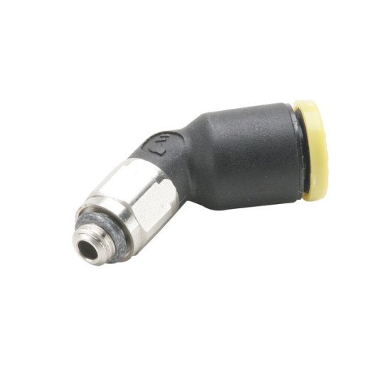 Showing image for 379PLP-10M-4G Male Elbow 45° Push-to-Connect Instant Pneumatic Fitting 379PLP-10M-4G Male Elbow 45° Push-to-Connect Instant Pneumatic Fitting image