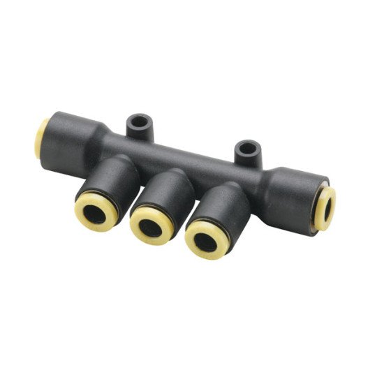 Showing image for 24PLP-6-4 Union Multiple Tee Push-to-Connect Instant Pneumatic Fitting 24PLP-6-4 Union Multiple Tee Push-to-Connect Instant Pneumatic Fitting image