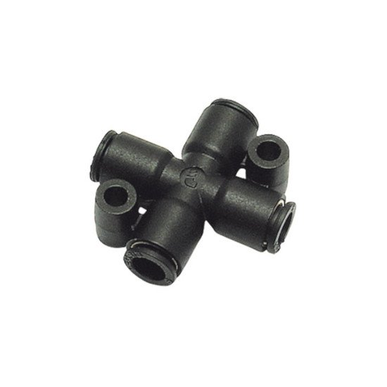 Showing image for 347PLP-4M Union Cross Push-to-Connect Instant Pneumatic Fitting 347PLP-4M Union Cross Push-to-Connect Instant Pneumatic Fitting image