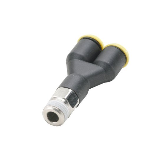 Showing image for W368PLP-4M-4R Male Y Connector Push-to-Connect Instant Pneumatic Fitting W368PLP-4M-4R Male Y Connector Push-to-Connect Instant Pneumatic Fitting Hydrauclic Check Valves- Parker image