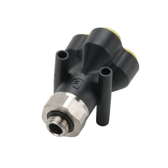 Showing image for 368PLPD-4M-2G Male Y Connector Double Push-to-Connect Instant Pneumatic Fitting 368PLPD-4M-2G Male Y Connector Double Push-to-Connect Instant Pneumatic Fitting Hydrauclic Check Valves- Parker image