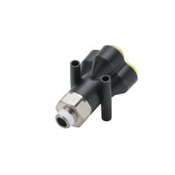 W368PLPD-4M-2R Male Y Connector Double Push-to-Connect Instant Pneumatic Fitting W368PLPD-4M-2R Male Y Connector Double Push-to-Connect Instant Pneumatic Fitting