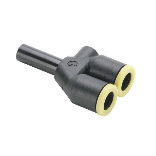 Showing image for 362PLPSP-2 Plug-in Y Push-to-Connect Instant Pneumatic Fitting 362PLPSP-2 Plug-in Y Push-to-Connect Instant Pneumatic Fitting Hydrauclic Check Valves- Parker image