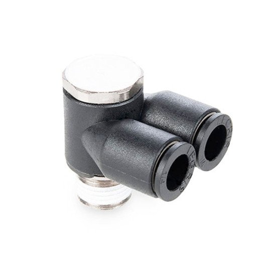 Showing image for 369PLPTJ-6M-4G Banjo Twin Push-to-Connect Instant Pneumatic Fitting 369PLPTJ-6M-4G Banjo Twin Push-to-Connect Instant Pneumatic Fitting image