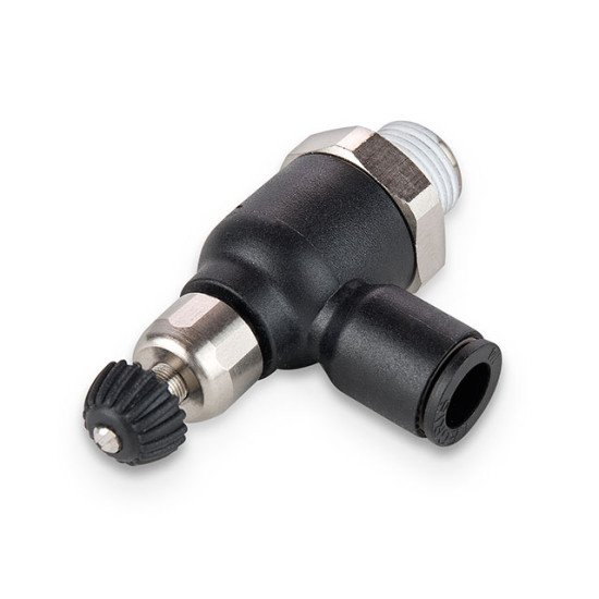 Showing image for FCC731-12M-8G Tube to Male Push-to-Connect Flow Control Valve FCC731-12M-8G Tube to Male Push-to-Connect Flow Control Valve image