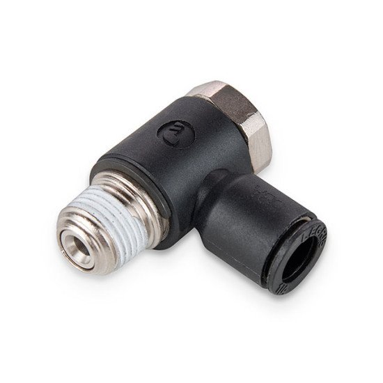 Showing image for FCKCI731-8M-4G Tube to Male Push-to-Connect Flow Control Valve FCKCI731-8M-4G Tube to Male Push-to-Connect Flow Control Valve Hydrauclic Check Valves- Parker image