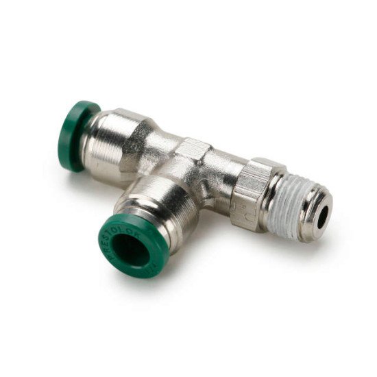 Showing image for W171PLP-6-4 Male Run Tee Swivel - Inch Push-to-Connect Fitting W171PLP-6-4 Male Run Tee Swivel - Inch Push-to-Connect Fitting image