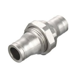 62PLMBH-14M Metric Union Bulkhead - Push-to-Connect Fitting 62PLMBH-14M Metric Union Bulkhead - Push-to-Connect Fitting