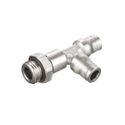 171PLM-8M-4G Metric-BSPP/Metric Male Run Tee Swivel - Push-to-Connect Fitting 171PLM-8M-4G Metric-BSPP/Metric Male Run Tee Swivel - Push-to-Connect Fitting