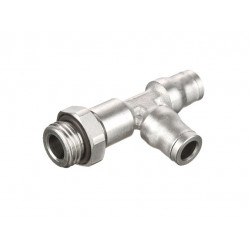 171PLM-12M-6G Metric-BSPP/Metric Male Run Tee Swivel - Push-to-Connect Fitting 171PLM-12M-6G Metric-BSPP/Metric Male Run Tee Swivel - Push-to-Connect Fitting