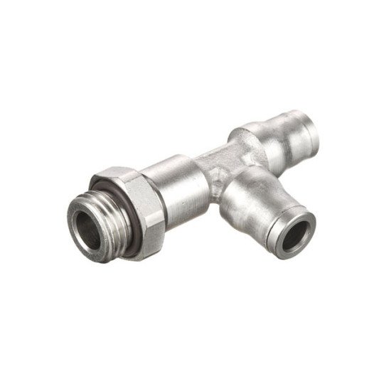 Showing image for 171PLM-14M-8G Metric-BSPP/Metric Male Run Tee Swivel - Push-to-Connect Fitting 171PLM-14M-8G Metric-BSPP/Metric Male Run Tee Swivel - Push-to-Connect Fitting Hydrauclic Check Valves- Parker image