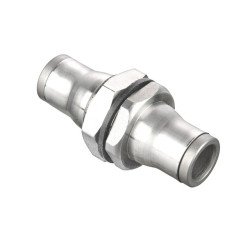 62PLSBH-8M Metric Union Bulkhead - Push-to-Connect Fitting 62PLSBH-8M Metric Union Bulkhead - Push-to-Connect Fitting