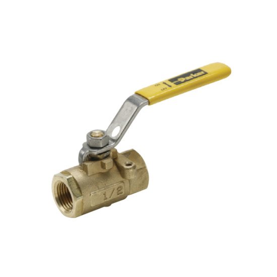 Showing image for V502P-16 Parker Brass Ball Valve - Panel Mount - V502P Series V502P-16 Parker Brass Ball Valve - Panel Mount - V502P Series image