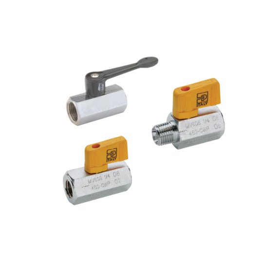 Showing image for MV200-8 Parker Mini Ball Valve - Chrome Plated Brass MV200-8 Parker Mini Ball Valve - Chrome Plated Brass image