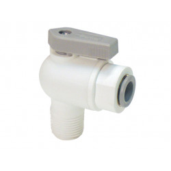 LFPP8VME8 Male Elbow 90° Polypropylene Ball Valve LFPP8VME8 Male Elbow 90° Polypropylene Ball Valve