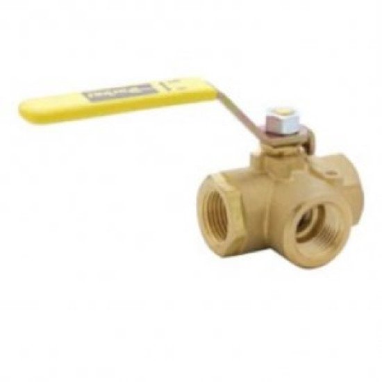 Showing image for V533P-4 Parker Three Way Diverter Valve 1/4 NPT Female Brass V533P-4 Parker Three Way Diverter Valve 1/4 NPT Female Brass image