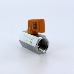 MV609-6 Parker Mini Ball Valve 3/8 NPT Female Chrome Plated Brass MV609-6 Parker Mini Ball Valve 3/8 NPT Female Chrome Plated Brass
