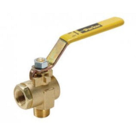 Showing image for XV590P-4-04 Parker Brass Ball Valve XV590P-4-04 Parker Brass Ball Valve Hydraulic Check & Control Valves image