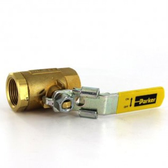 Showing image for VP500P-12 Parker Ball Valve 3/4 NPT Female Locking Handle Brass VP500P-12 Parker Ball Valve 3/4 NPT Female Locking Handle Brass Hydraulic Check & Control Valves image