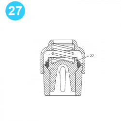 item#27 TEE 4x5" Piston and Liners Type 4" Gardner Denver Style Retainer Ring item#27 TEE 4x5" Piston and Liners Type 4" Gardner Denver Style Retainer Ring