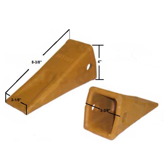 1U3302 Bucket Tooth, Tip Long Caterpillar Style image