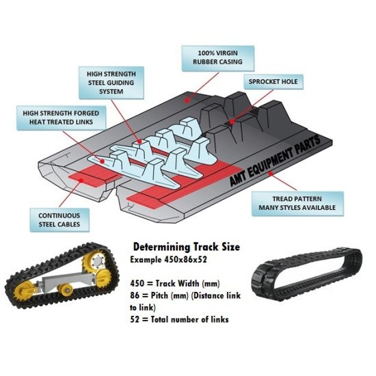 Showing image for Ditch Witch SK750 Rubber Track - Pair 180x72x44 Standard Duty Ditch Witch SK750 Rubber Track - Pair 180x72x44 Standard Duty image