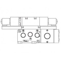 C5M-4302-3 Versa Pneumatic Directional Valve Manifold