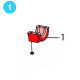 item#1 PZ-11HP Piston Rod & Coupling 6.00