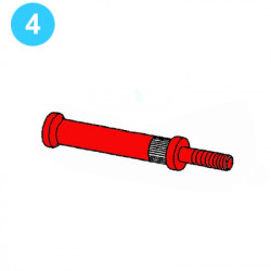 item#4 PZ-11HP Piston Rod & Coupling 5.50", Gardner Denver Style Rod-Piston item#4 PZ-11HP Piston Rod & Coupling 5.50", Gardner Denver Style Rod-Piston