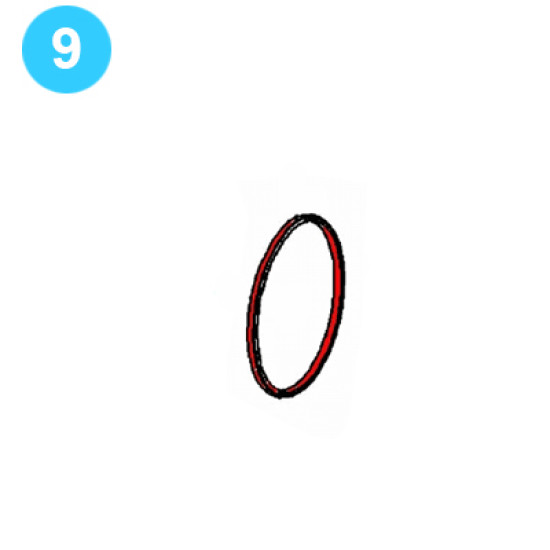 item#9 PZ-11HP Piston Rod & Coupling 6.00