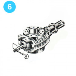 item#6 Ram LWP Shaffer Style - 6" x 3000psi (7-1/16")  Shaft-Ram item#6 Ram LWP Shaffer Style - 6" x 3000psi (7-1/16")  Shaft-Ram