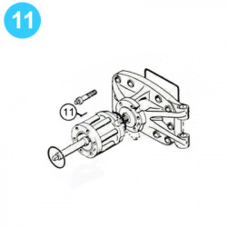 item#11 Ram LWS Shaffer Style - 10" x 5000psi (11") Single/Double Cap Screw, Cylinder Mounting item#11 Ram LWS Shaffer Style - 10" x 5000psi (11") Single/Double Cap Screw, Cylinder Mounting