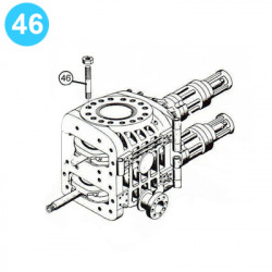 item#46 Ram LWS Shaffer Style - 10" x 5000psi (11") Single/Double Stud, Body item#46 Ram LWS Shaffer Style - 10" x 5000psi (11") Single/Double Stud, Body