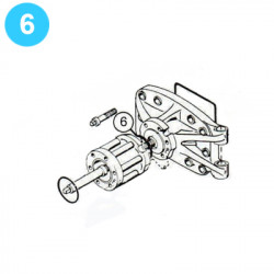 item#6 Ram LWS Shaffer Style - 8" x 3000psi (9") Double Screw, Door