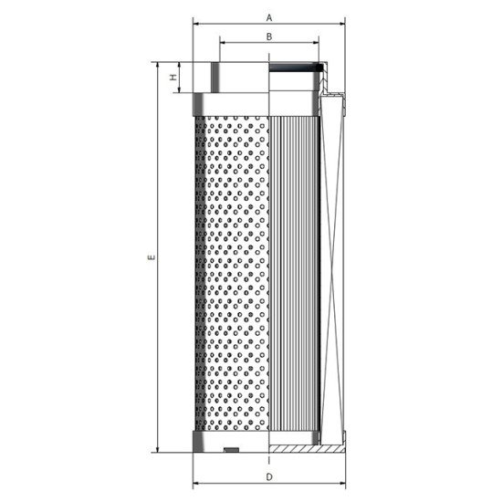 Showing image for ParFit™ Interchange and Parker Replacement Element - Type 15 ParFit™ Interchange and Parker Replacement Element - Type 15 Hydraulic & Fuel Filtration image