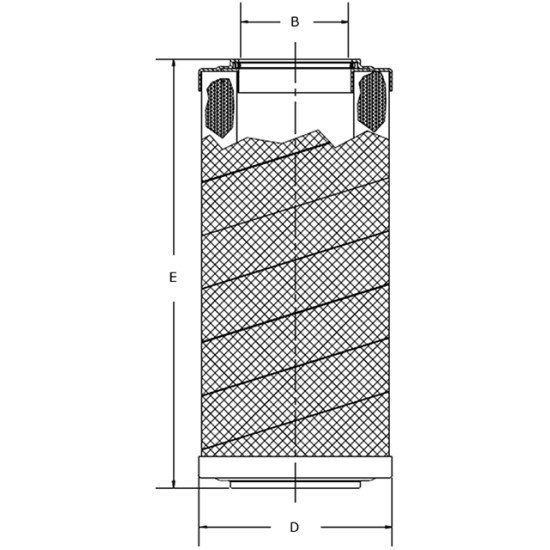 Showing image for ParFit™ Interchange and Parker Replacement Element - Type 302 ParFit™ Interchange and Parker Replacement Element - Type 302 Hydraulic & Fuel Filtration image