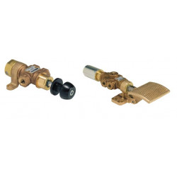 M0 Series Air Pilot, Manual & Mechanically Actuated Valves - 3-way and 4-way clevis operated