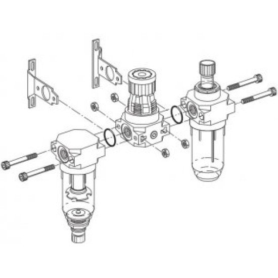 Showing image for P3A-KA00MRN Parker Watts Mounting Accessory P3A-KA00MRN Parker Watts Mounting Accessory Parker Air Valves image