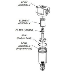 PS473 Parker Watts Pneumatic Filter Element PS473 Parker Watts Pneumatic Filter Element