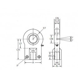 Spherical Rod Eye (Metric Sizes) Spherical Rod Eye (Metric Sizes)
