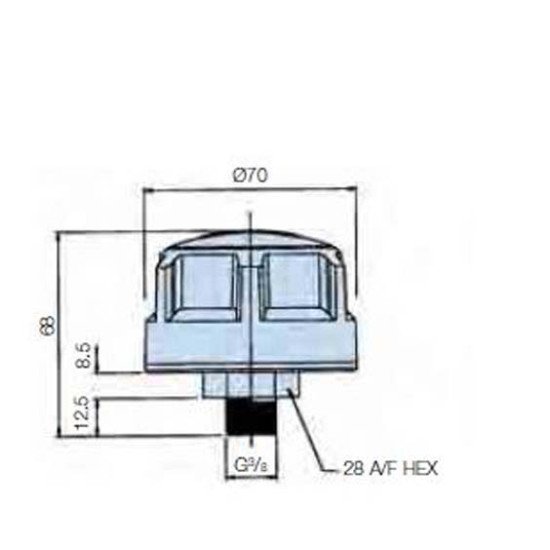 Showing image for Screw-On Type Air Breathers Screw-On Type Air Breathers Hydraulic & Fuel Filtration image